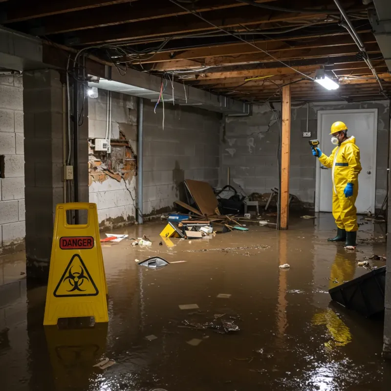 Flooded Basement Electrical Hazard in Steamboat Springs, CO Property